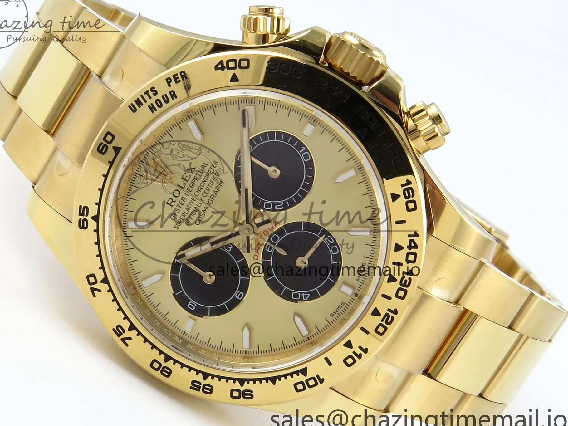 MiroTime 0507 Daytona 126508 APSF 1:1 Best Edition YG Black Dial on YG Braclet SH Unisex 739